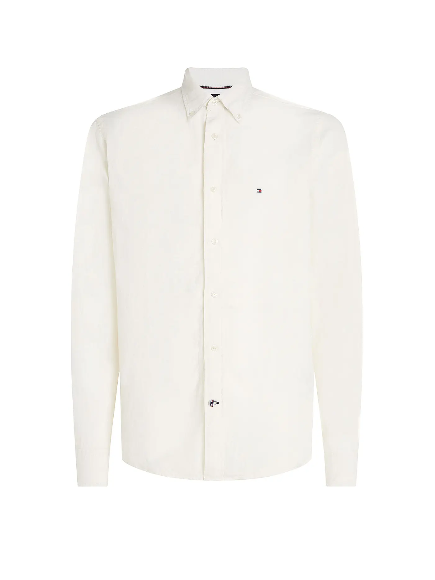 TOMMY HILFIGER | Leinenhemd | weiss